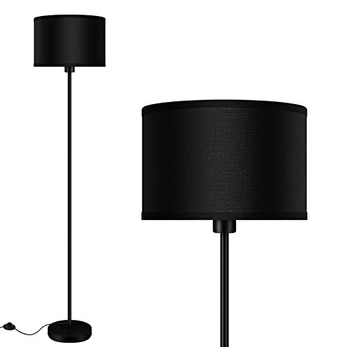 Modern Standing Lamp with Black Lamp Shades