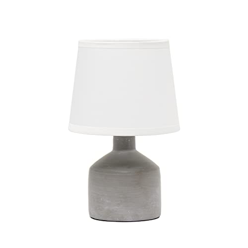 Simple Designs Concrete Table Lamp