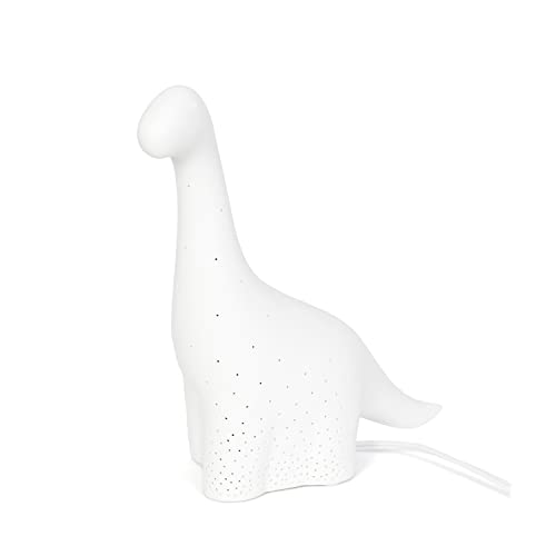 Adorable White Dinosaur Table Lamp with Personality