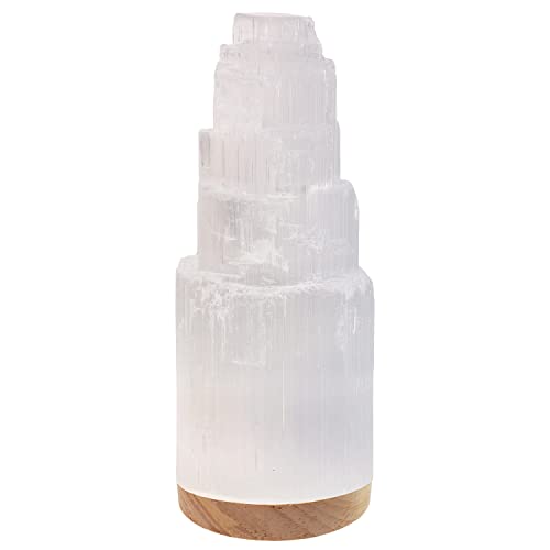 NORTHLANDZ Selenite Crystal Lamp: Enhance Your Home Decor with Healing Crystals