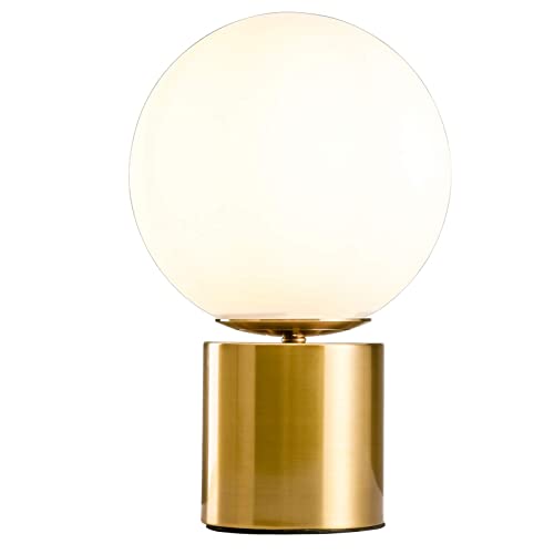 SOTTAE Modern Gold Globe Table Lamp