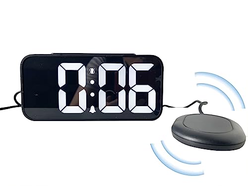 Loud LED Alarm Clock with Vibration