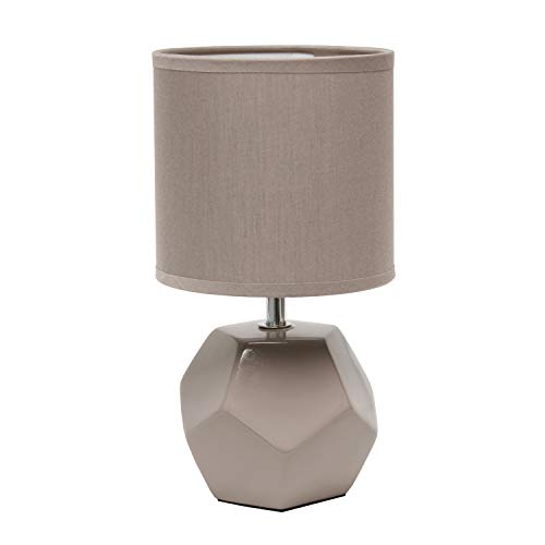 Round Prism Mini Table Lamp - Gray