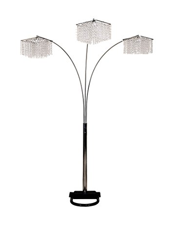 Ore International Crystal Arch Floor Lamp