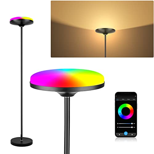 Smart Floor Lamp with Multicolor Scene DIY Torch