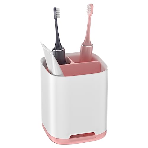 Anti-Slip Toothbrush Holder with 3 Slots