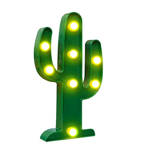 Novelty Place Cactus Marquee Sign Lights