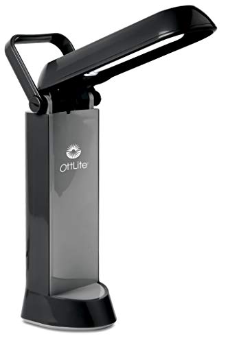 OttLite 13 Watt Folding Task Lamp - Portable, Adjustable, Desk Light