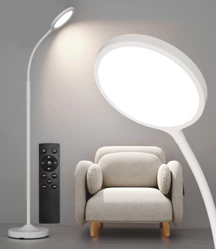 Luckystyle Bright Dimmable LED Floor Lamp with Remote Control