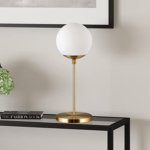 Theia 21" Tall Table Lamp with Glass Shade