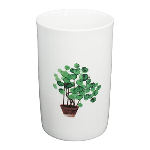 Ins Creative Ceramic Green Plants Tumbler Toothbrush Cup