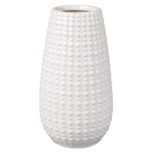 White Ceramic Vase for Home Decor