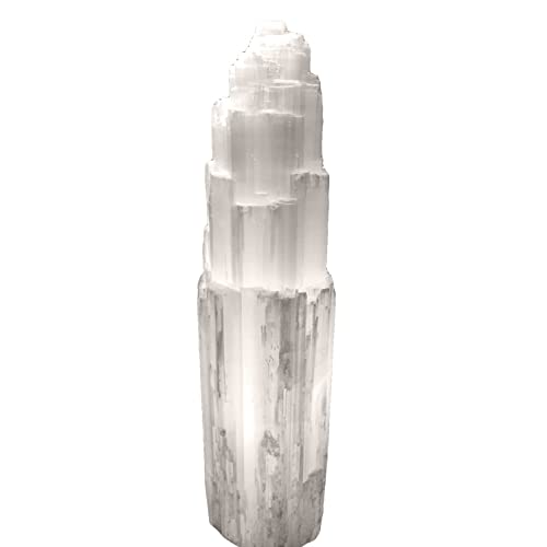 XL Selenite Tower Lamp