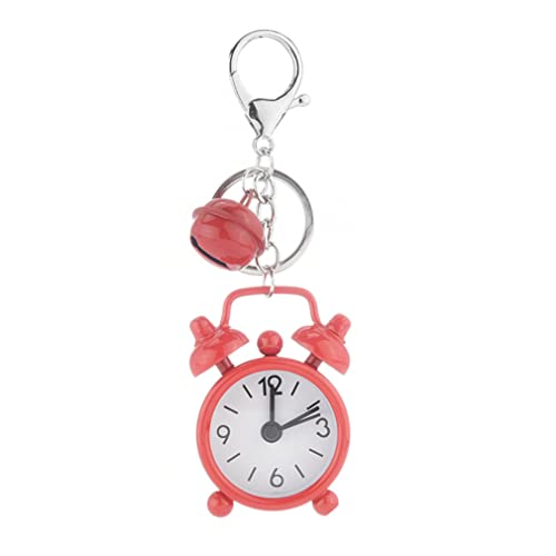 Stylish Mini Alarm Clock Keychain for Keys