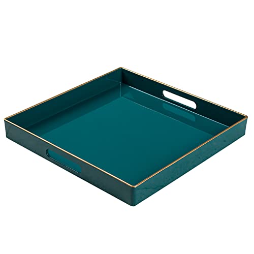 MAONAME Green Serving Tray with Handles