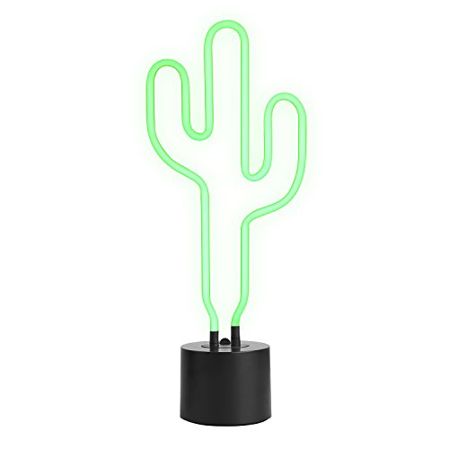 Amped & Co Cactus Neon Desk Light