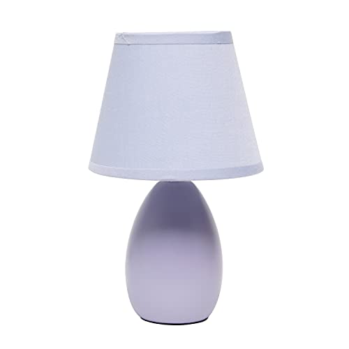 Mini Oval Egg Ceramic Table Lamp