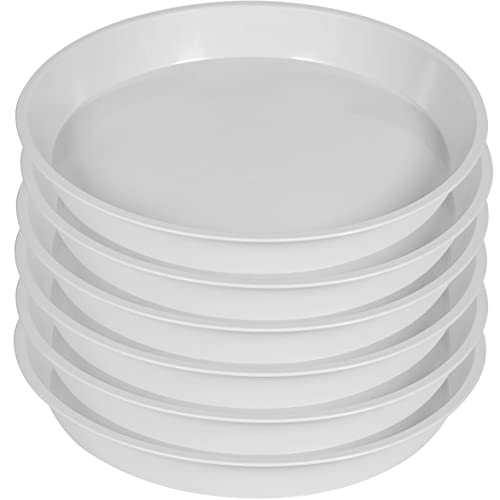 Angde 6 Pack Plant Saucer Pot Tray 4 6 8 10 12 14 Inch