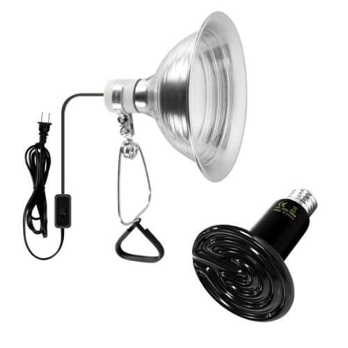 Simple Deluxe Reptile Heat Lamp & Clamp Light Combo