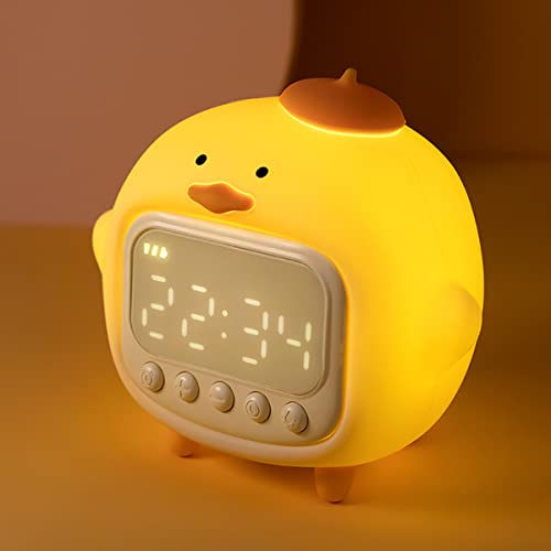 LEDHOLYT Cute Duck Alarm Clock