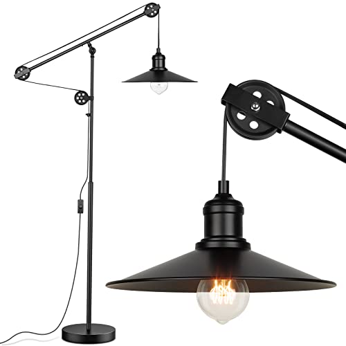 Adjustable Industrial Floor Lamps for Living Room