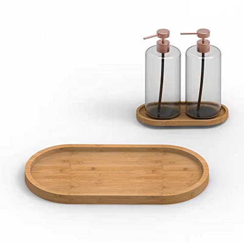 Bamboo Soap Dispenser Tray - Versatile and Durable