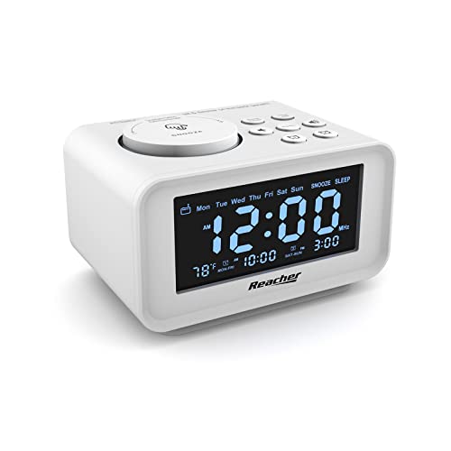 REACHER Digital Alarm Clock Radio
