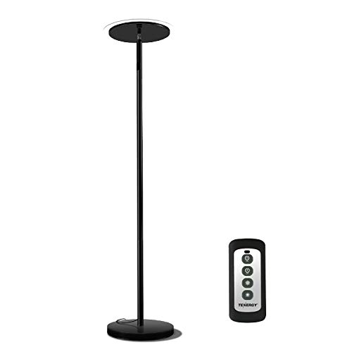 Tenergy Torchiere Floor Lamp with Remote Control