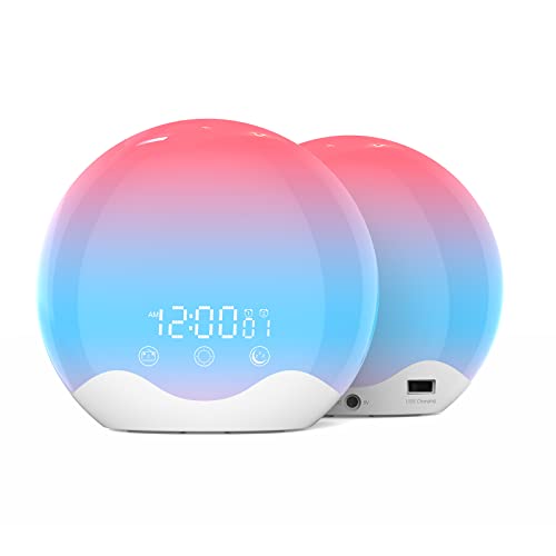 Sunrise Alarm Clock with Dual-Sided Natural Light