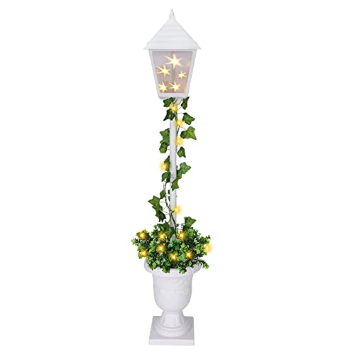 GreatDay Pre-Lit Lamp Post with LED Lights