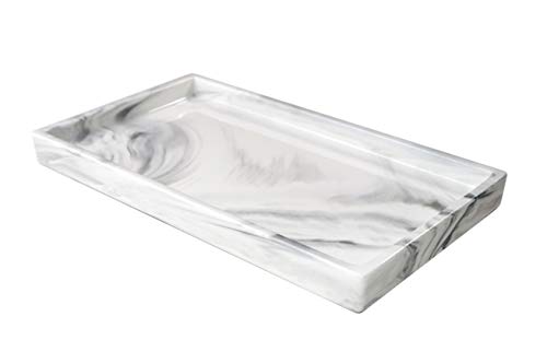 Marble Tray for Bathroom Counter Decor