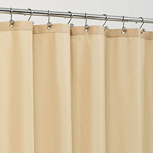 Soft & Waterproof Shower Curtain Liner with Magnets - Hotel Quality Cloth Liner