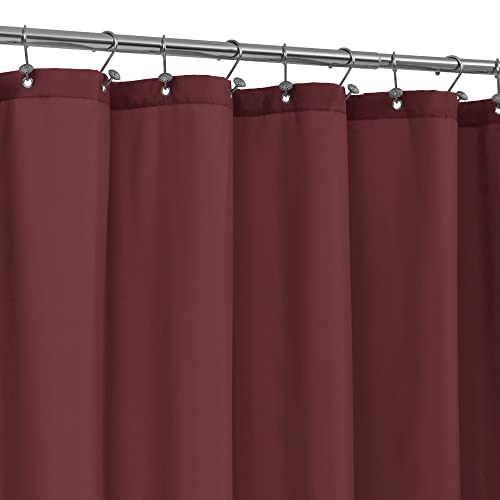 ALYVIA SPRING Red Fabric Shower Curtain Liner