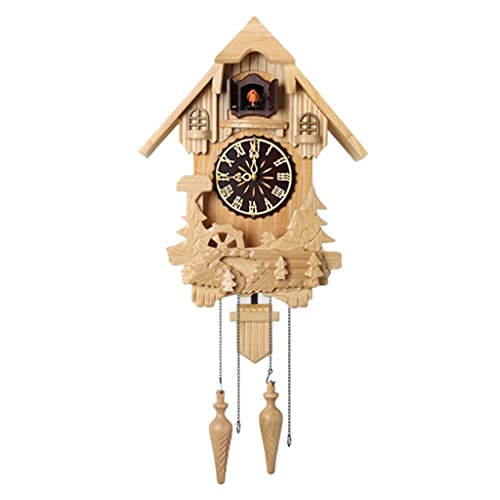 Chalet Cuckoo Clock Wall Clock with Night Mode