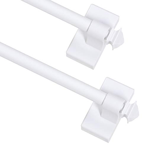 Adjustable Magnetic Curtain Rod - 2-Pack