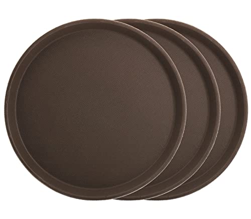 Non-Slip Serving Tray with Rubber Surface