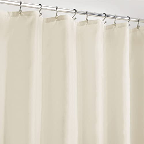 mDesign Waterproof Shower Curtain Liner with Weighted Bottom Hem
