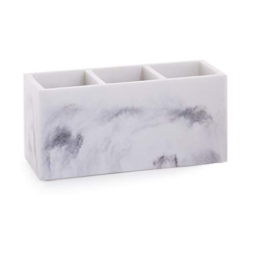 BINO 3 Compartment Organizer - Marble Bathroom Accessories