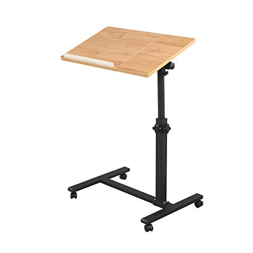 Rolling Laptop Table Lap Desk