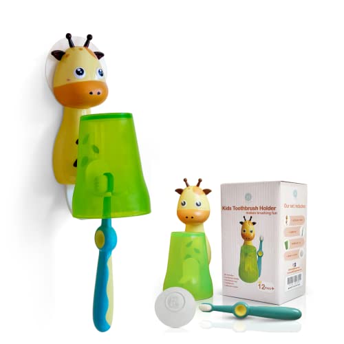 Giraffe Toothbrush Holder for Kids