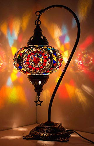 Turkish Moroccan Mosaic Table Lamp