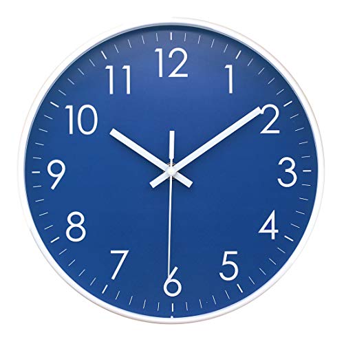 10 Inch Dark Blue Wall Clock