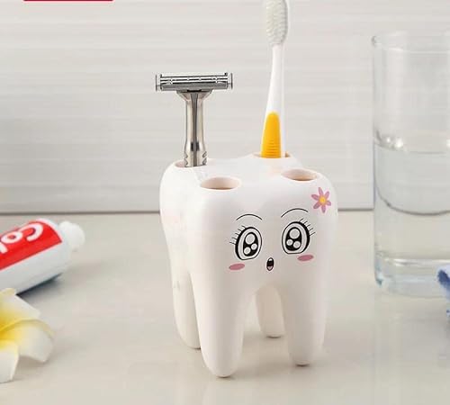 Cute Tooth Shaped Toothbrush Holder