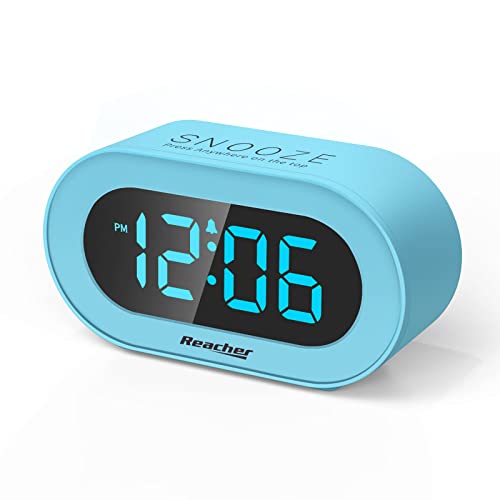 REACHER Kids Blue Alarm Clock