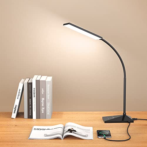 Vansuny LED Desk Lamp with USB Charging Port