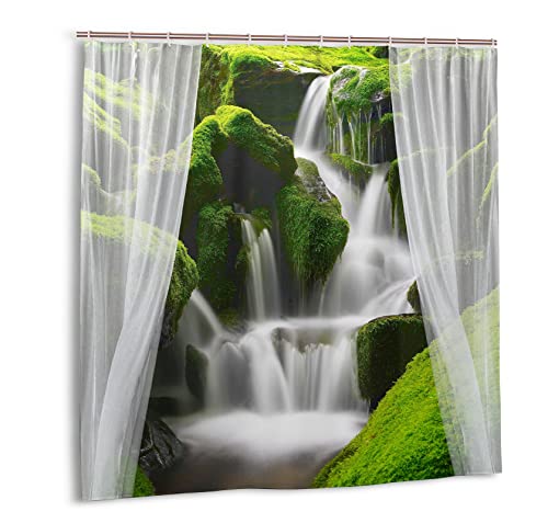 Nature Waterfall Shower Curtain