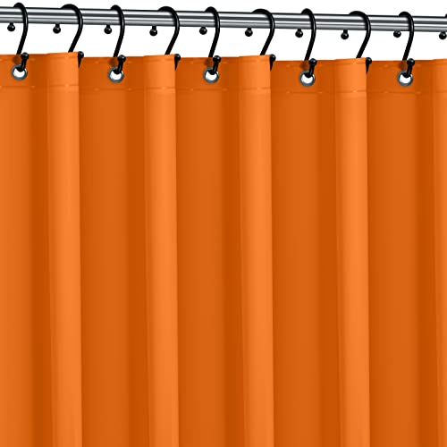 Moisture Stain Proof Shower Curtain Liner - Orange