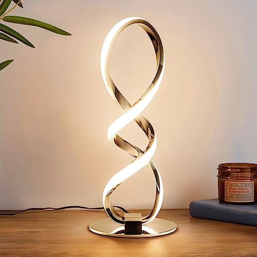 Modern LED Bedside Spiral Lamp