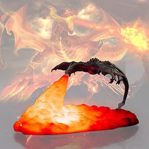 Fire Dragon Moon Lamp