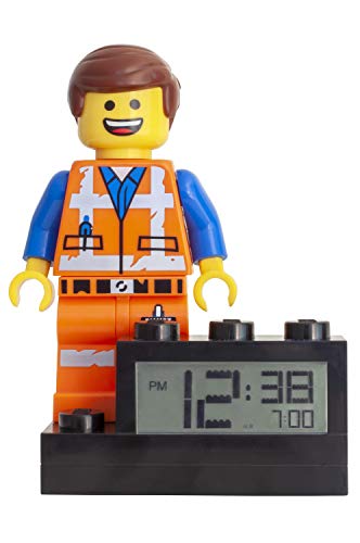 LEGO Movie 2 Emmet Kids Minifigure Alarm Clock